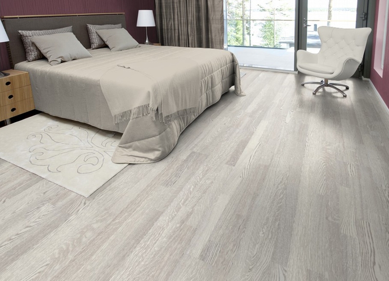 Линолеум белое дерево